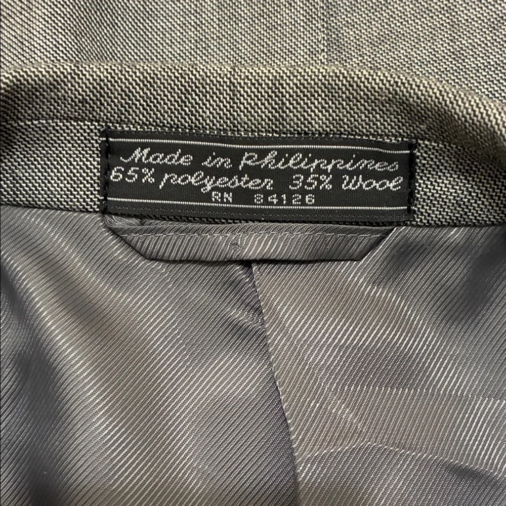 BertPulitzerSupra Shark Men's Blazer/Sport/SuitCoat Poly/Wool Blend Gray 50S/49W